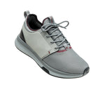 Toe touch view on KURU Footwear ATOM Men's Athletic Sneaker in StormGray-Black