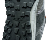 Close-up of the sole on the KURU Footwear ATOM Trail Men's Sneaker in LeadGray-OrangeSpice