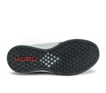 Detail of the sole pattern on the KURU Footwear ATOM WIDE Men's Athletic Sneaker in StormGray-Black