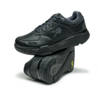 Stacked view of  KURU Footwear KINETIC 2 Men's Anti-Slip Sneaker in Smokestack-Black