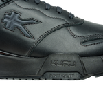 Close-up of the side of the KURU Footwear KINETIC 2 Men's Anti-Slip Sneaker in Smokestack-Black