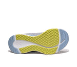 Detail of the sole pattern on the KURU Footwear QUANTUM 2.0 Women's Fitness Sneaker in Dove Gray/Pale Lime