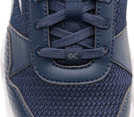 Close-up of the material on the KURU Footwear QUANTUM 2.0 WIDE Men's Fitness Sneaker in IndigoBlue-SlateGray