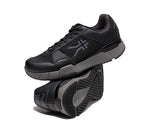 Stacked view of  KURU Footwear QUANTUM 2.0 Men's Fitness Sneaker in Jet Black/Slate Gray