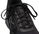 Close-up of the laces on the KURU Footwear QUANTUM 2.0 Men's Fitness Sneaker in Jet Black/Slate Gray