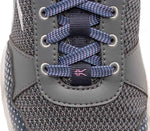 Close-up of the material on the KURU Footwear QUANTUM 2.0 WIDE Women's Fitness Sneaker in Pewter-NightSky