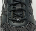 Close-up of the material on the KURU Footwear QUANTUM Women's Fitness Sneaker in JetBlack-SlateGray