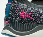 Close-up of the material on the KURU Footwear STRIDE Women's Slip-on Sneaker in Black-Confetti