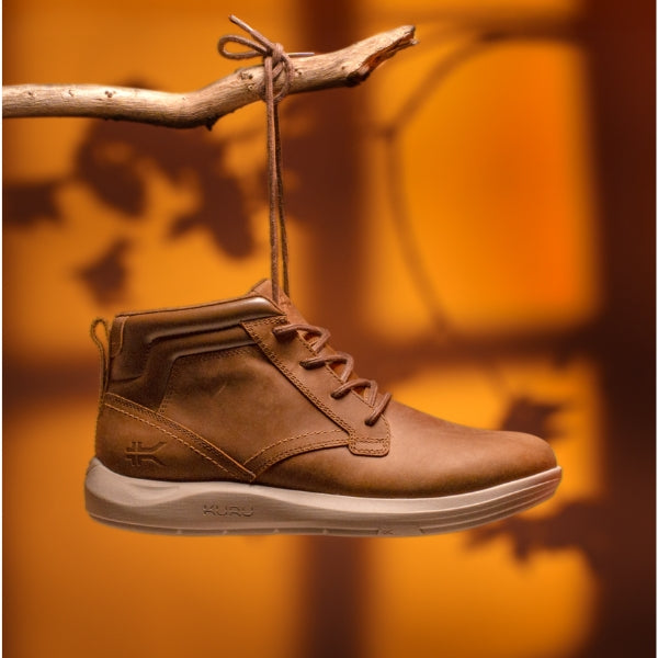 Kuru Aalto Chukka Boots Mens 8 Black Leather Comfort Supportive‎ DRAFT_Aalto_M_CashewBrown-  main image 3