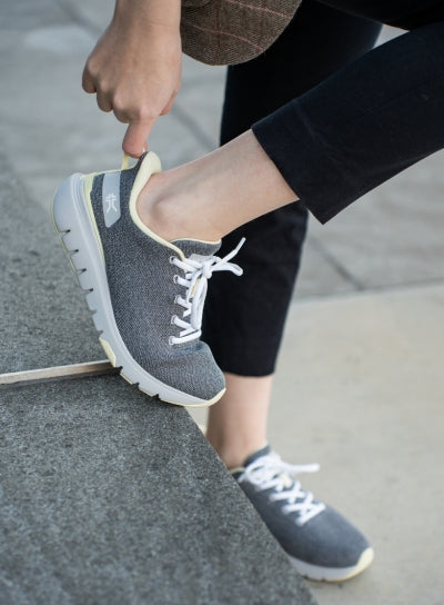 gray sneaker