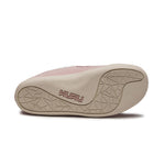 Detail of the sole pattern on the KURU Footwear LOFT Women's Slipper in Soft Pink/Vanilla